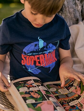 Camiseta de langa corta 'Superman' 'DC Comics'