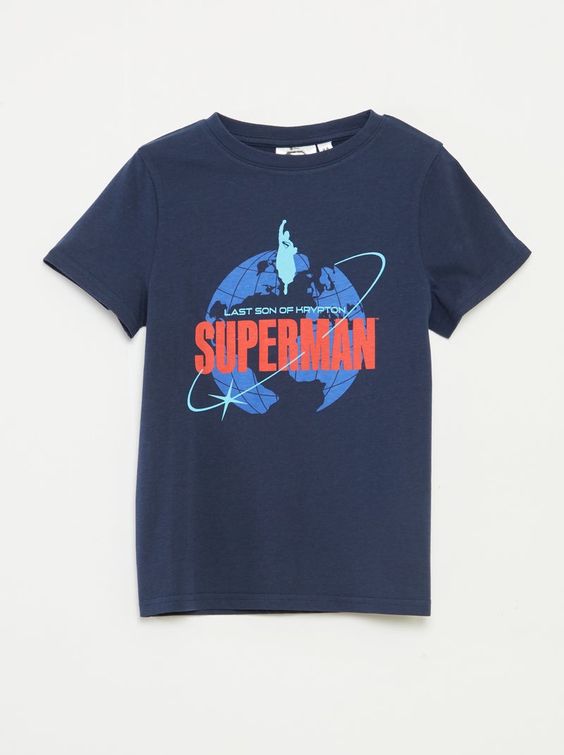 Camiseta de langa corta 'Superman' 'DC Comics' Negro - Kiabi