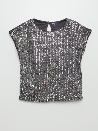 Camiseta de lentejuelas