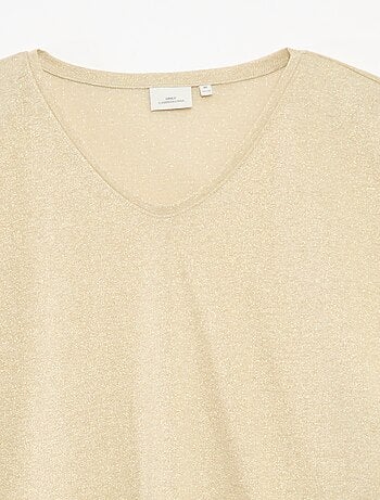 Camiseta de lentejuelas 'Only Carmakoma'