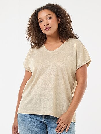 Camiseta de lentejuelas 'Only Carmakoma'