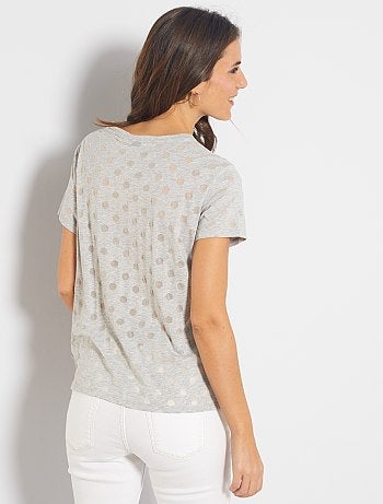 Camiseta de lunares - Kiabi