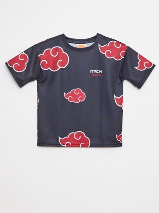 Camiseta de malla estampada 'Naruto'