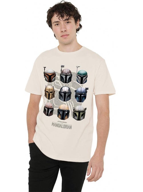 Camiseta de mando diseño casco para adultos unisex - star wars: the mandalorian - Kiabi
