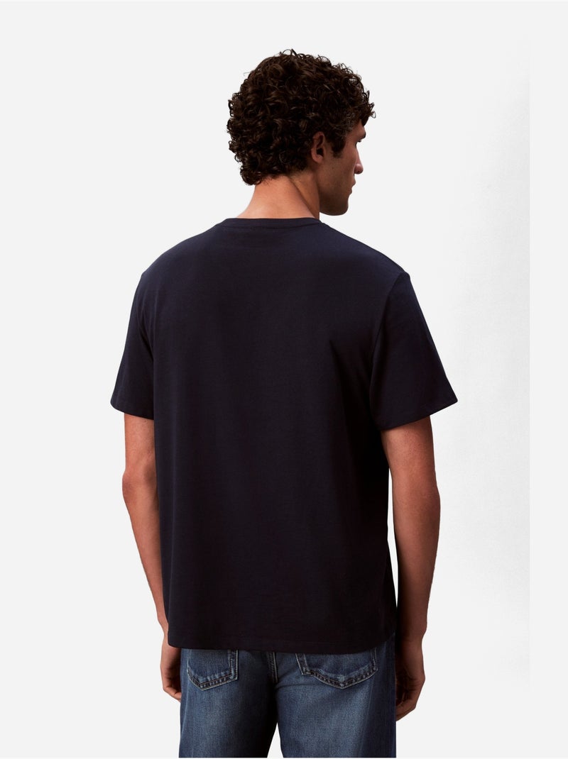 Camiseta de manga corta - Calvin Klein Azul oscuro - Kiabi