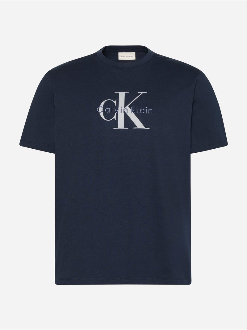 Camiseta de manga corta - Calvin Klein Azul oscuro - Kiabi