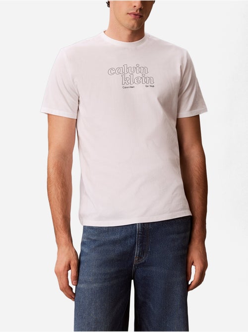 Camiseta de manga corta - Calvin Klein - Kiabi Camiseta de manga corta - Calvin Klein - Kiabi