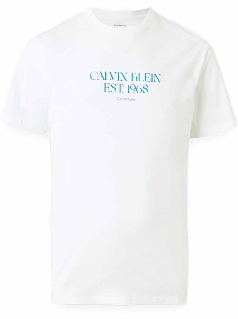 Camiseta de manga corta - Calvin Klein Blanco - Kiabi