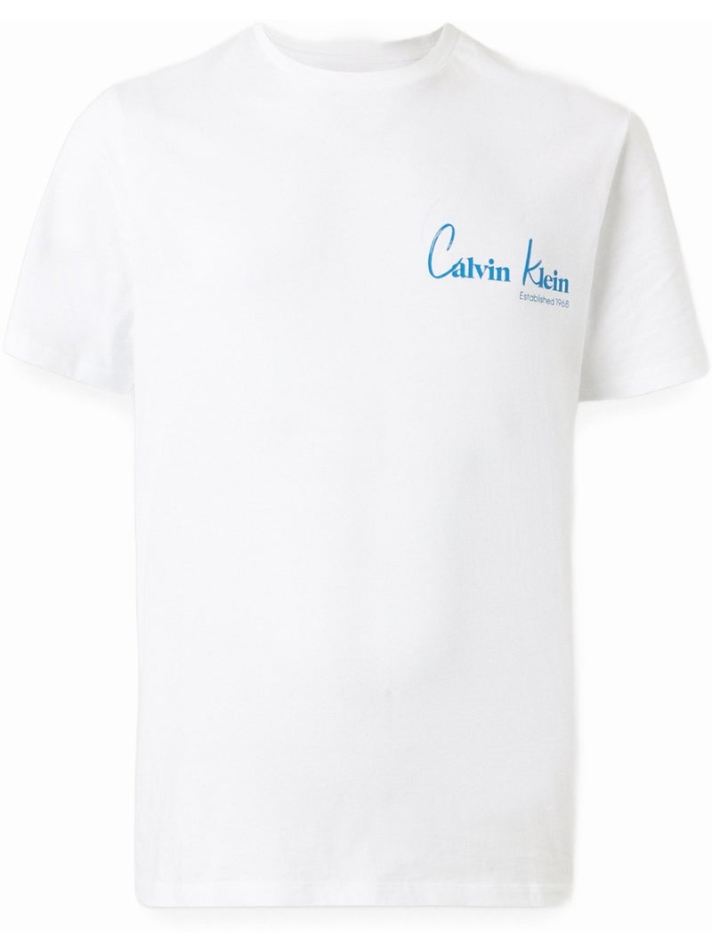 Camiseta de manga corta - Calvin Klein Blanco - Kiabi
