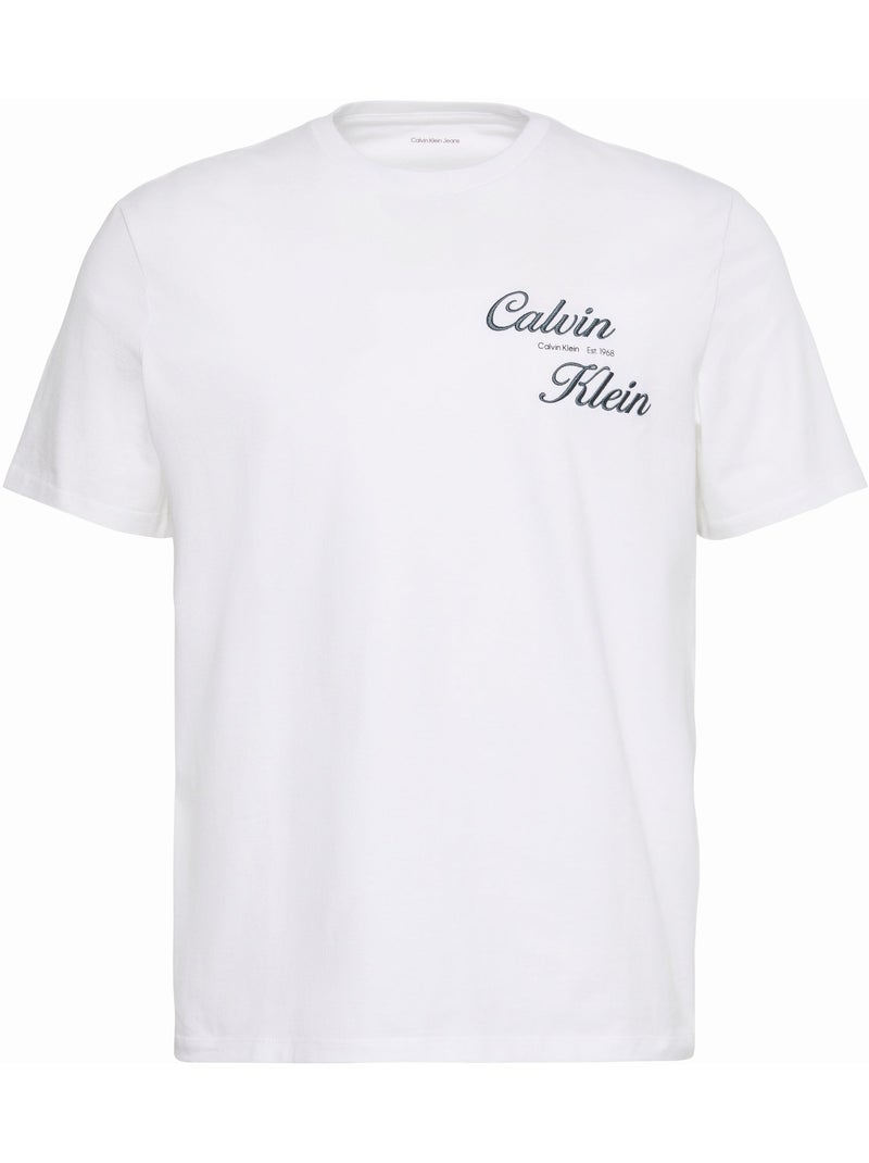 Camiseta de manga corta - Calvin Klein Blanco - Kiabi