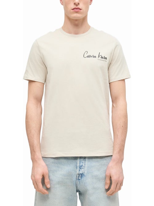 Camiseta de manga corta - Calvin Klein - Kiabi Camiseta de manga corta - Calvin Klein - Kiabi