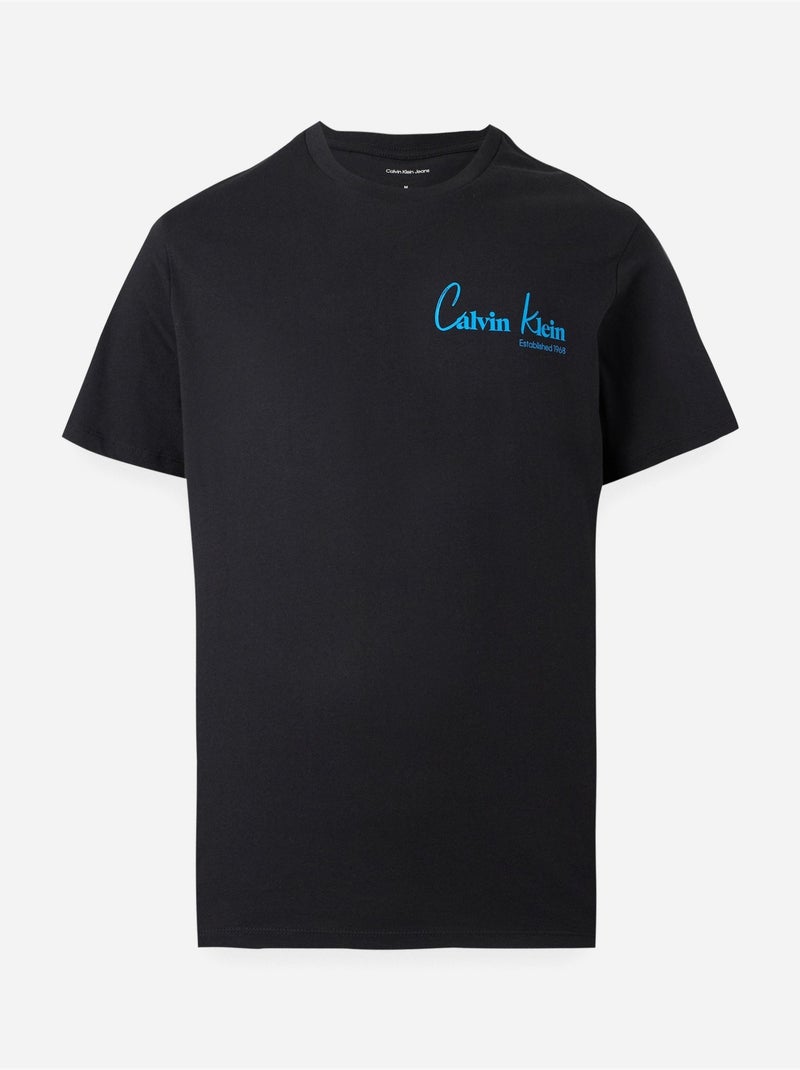 Camiseta de manga corta - Calvin Klein Negro - Kiabi