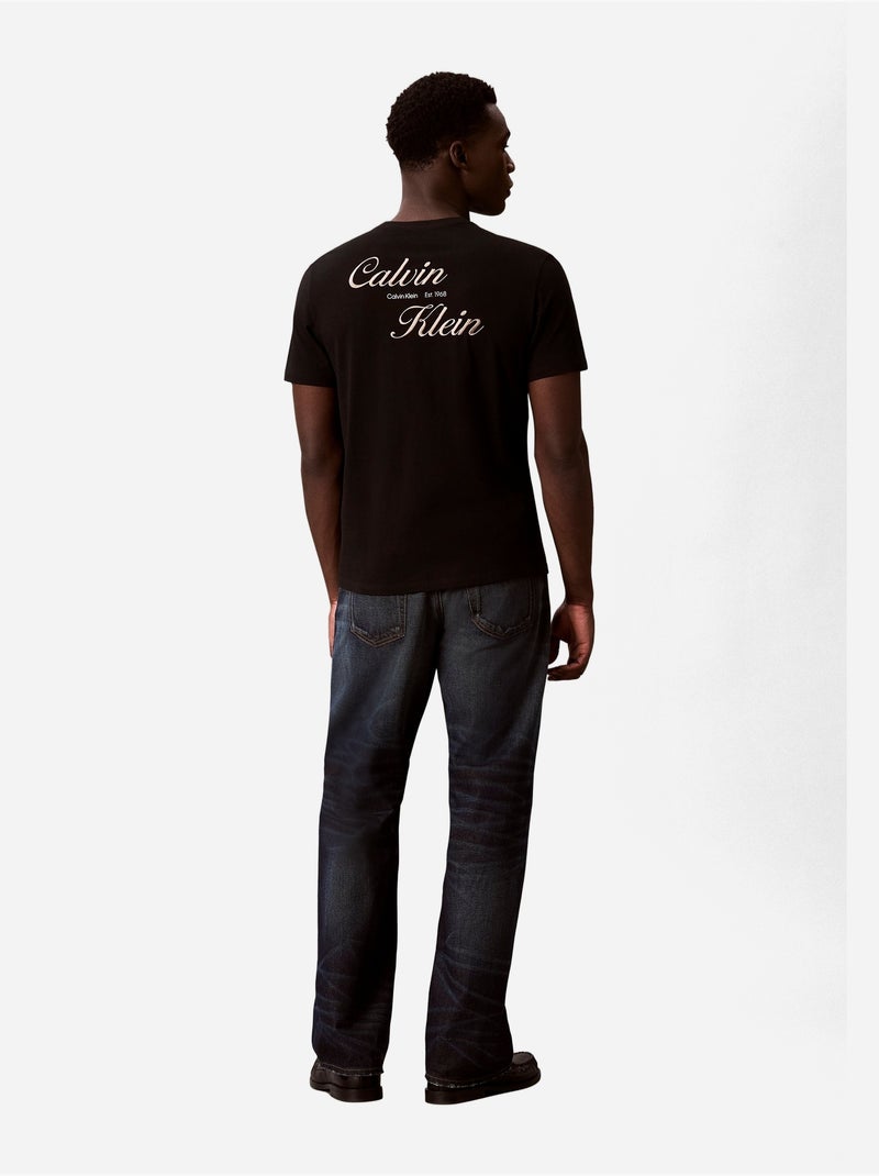 Camiseta de manga corta - Calvin Klein Negro - Kiabi