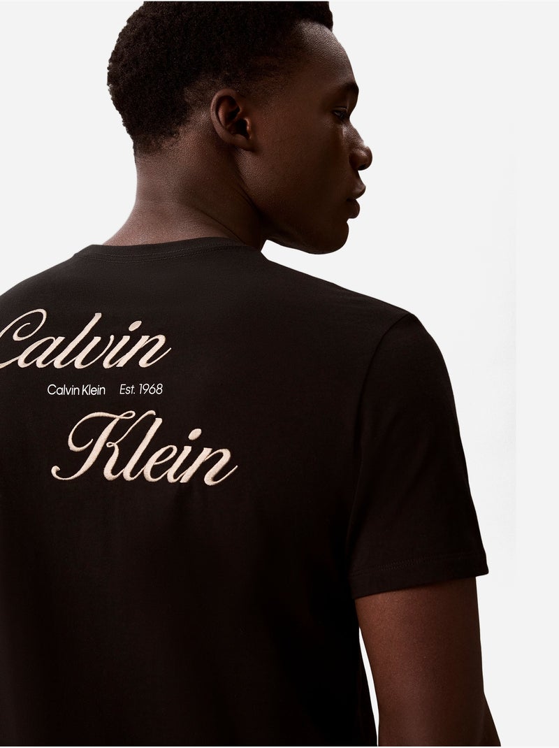 Camiseta de manga corta - Calvin Klein Negro - Kiabi