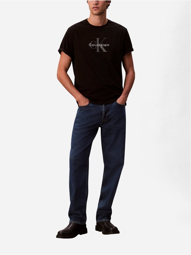 Camiseta de manga corta - Calvin Klein Negro - Kiabi