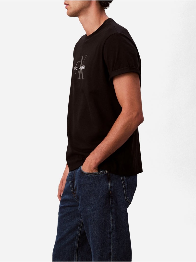 Camiseta de manga corta - Calvin Klein Negro - Kiabi
