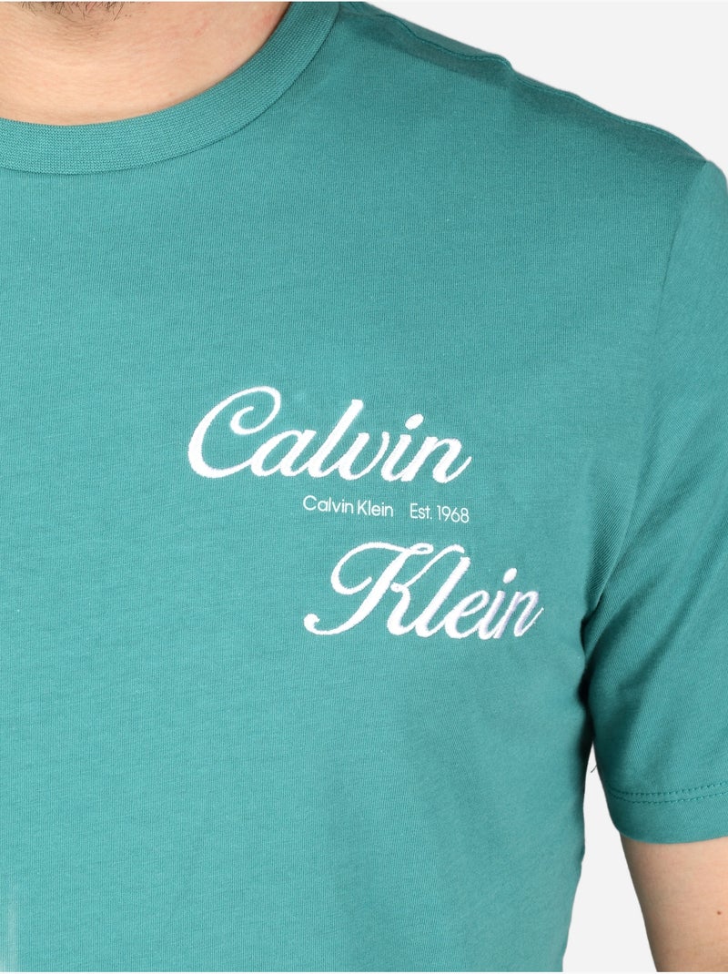 Camiseta de manga corta - Calvin Klein Verde - Kiabi