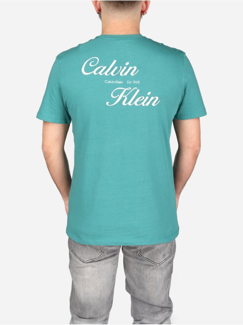 Camiseta de manga corta - Calvin Klein Verde - Kiabi