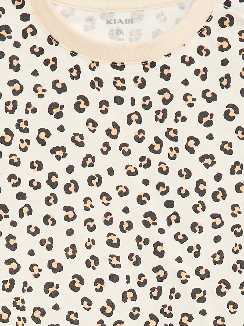 Camiseta de manga corta - Colección fácil de poner Beige - Kiabi