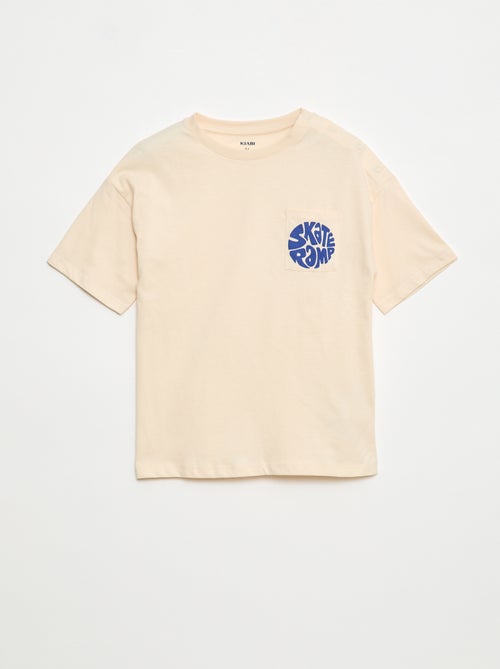 Camiseta de manga corta - colección fácil de poner - Kiabi