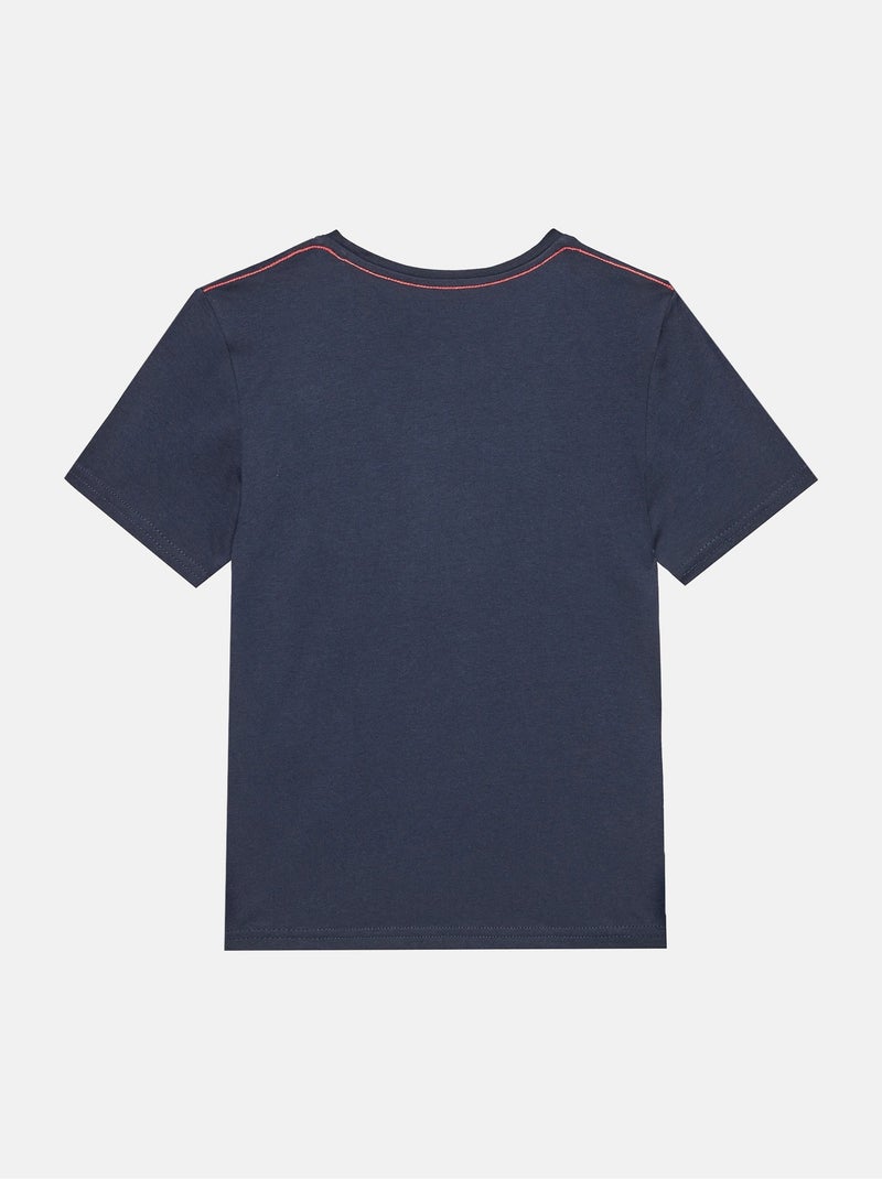 Camiseta de manga corta - Guess kids Azul marino - Kiabi