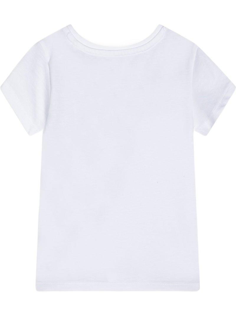 Camiseta de manga corta - Guess kids Blanco Perlado - Kiabi