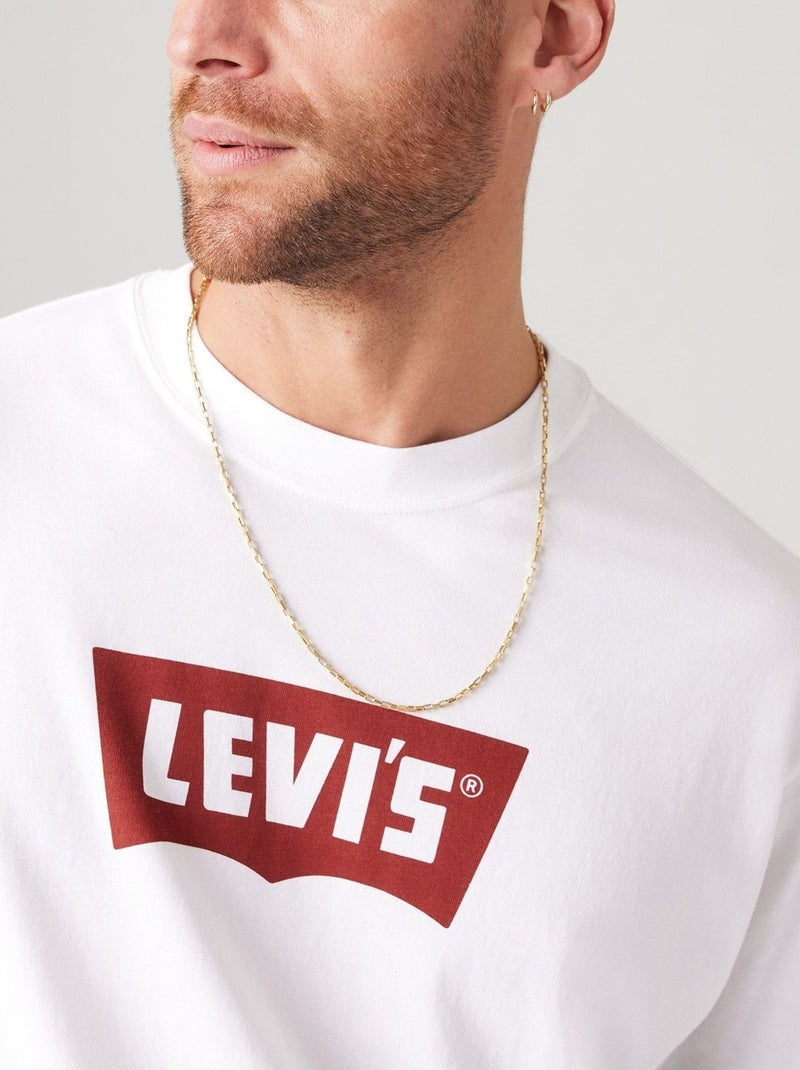Camiseta de manga corta - Levi's Blanco Rojo - Kiabi