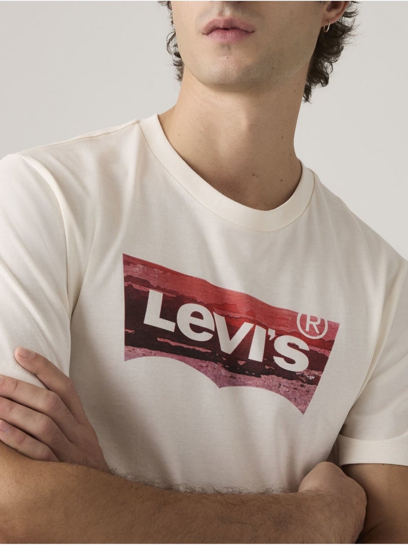 Camiseta de manga corta - Levi's Blanco roto - Kiabi