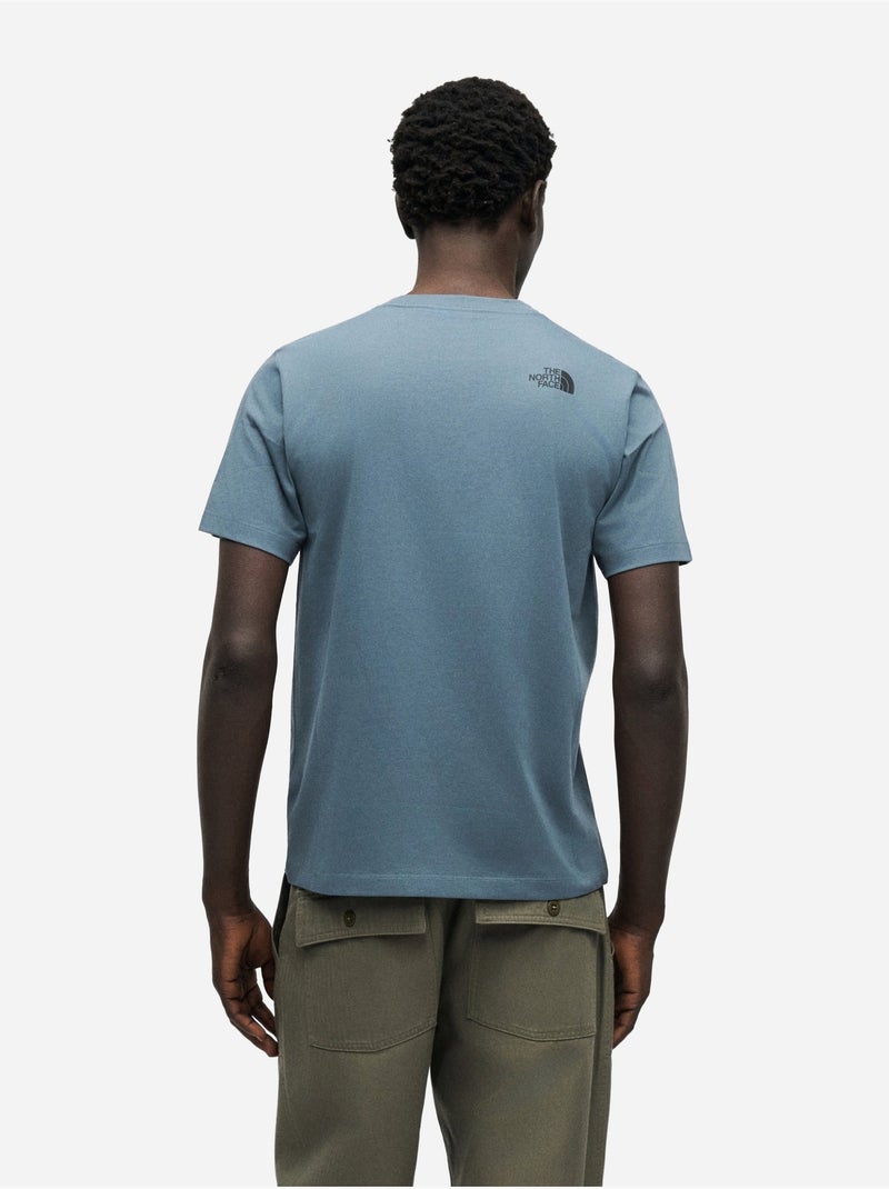 Camiseta de manga corta - The North Face Azul grisáceo - Kiabi