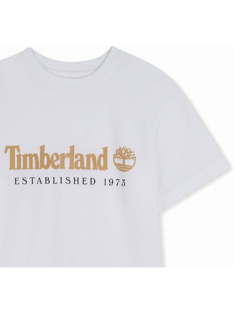 Camiseta de manga corta - Timberland Blanco - Kiabi
