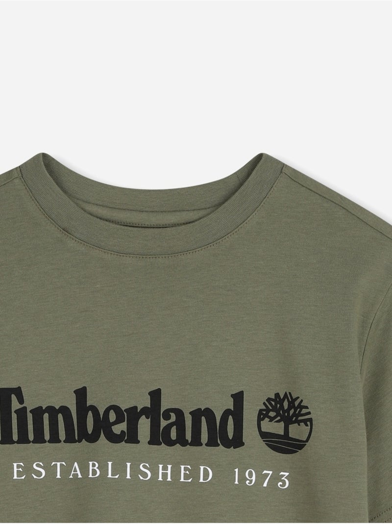 Camiseta de manga corta - Timberland Caqui - Kiabi