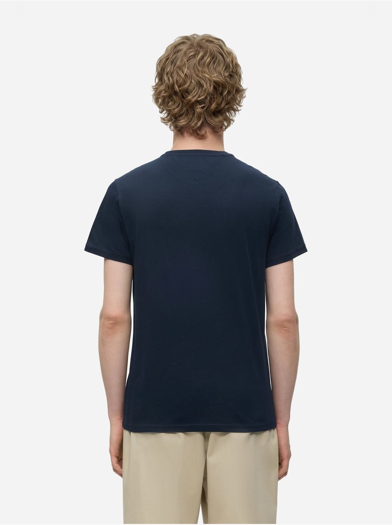 Camiseta de manga corta - Tommy jeans Azul - Kiabi