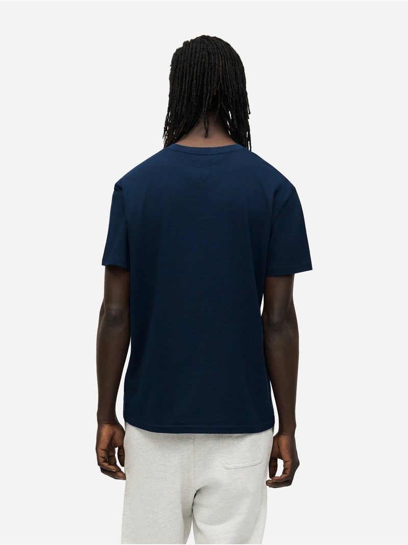 Camiseta de manga corta - Tommy jeans Azul - Kiabi
