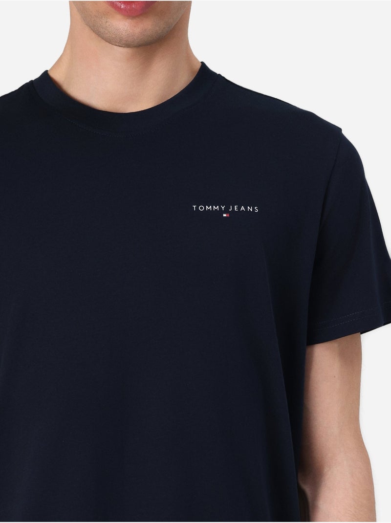 Camiseta de manga corta - Tommy jeans Azul oscuro - Kiabi