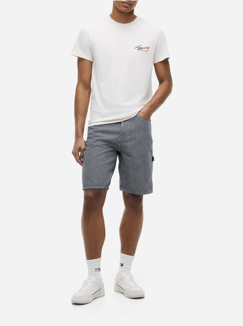 Camiseta de manga corta - Tommy jeans Blanco - Kiabi