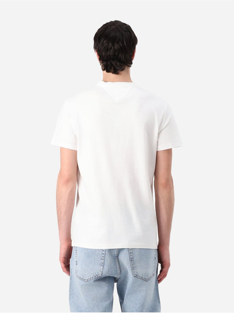 Camiseta de manga corta - Tommy jeans Crudo - Kiabi