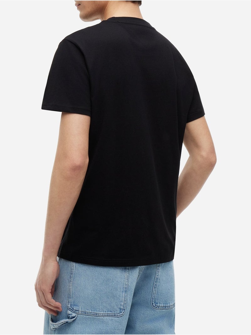 Camiseta de manga corta - Tommy jeans Negro - Kiabi