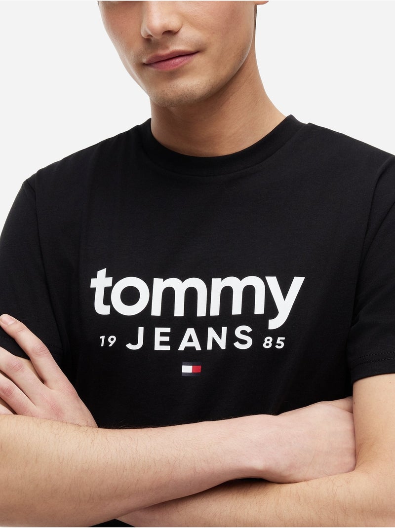 Camiseta de manga corta - Tommy jeans Negro - Kiabi