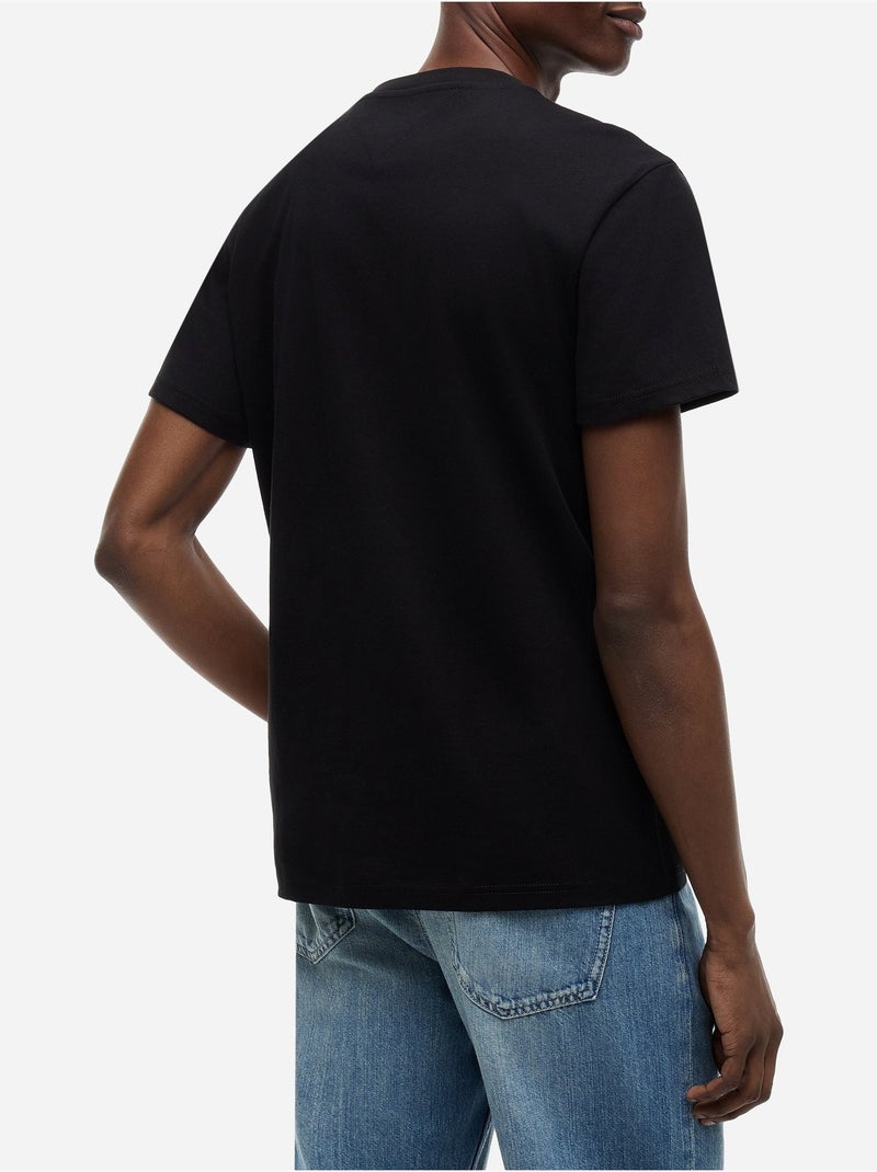 Camiseta de manga corta - Tommy jeans Negro - Kiabi