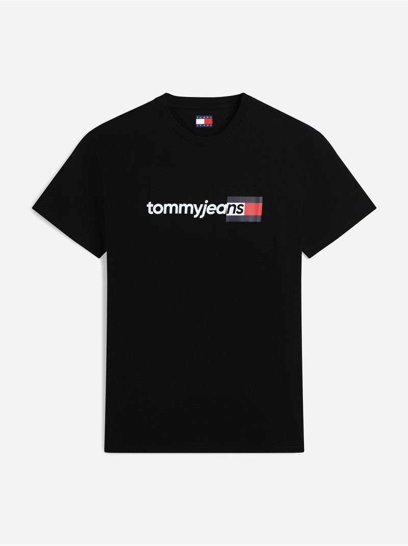 Camiseta de manga corta - Tommy jeans Negro - Kiabi