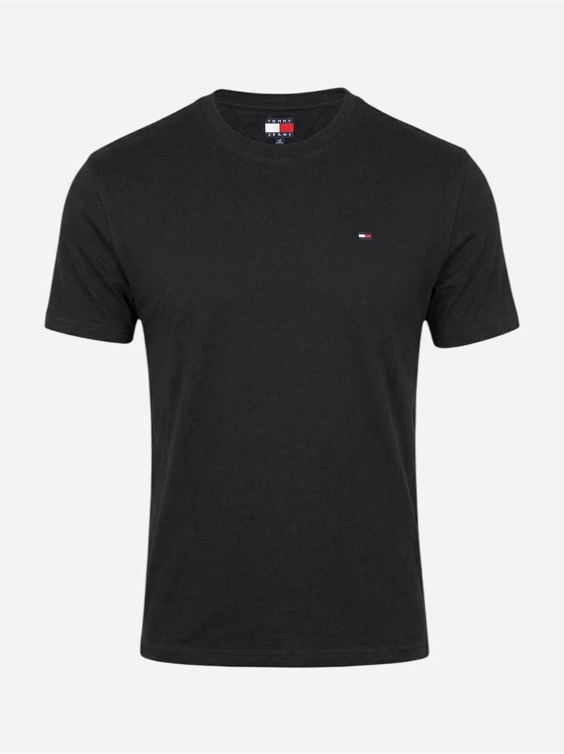 Camiseta de manga corta - Tommy jeans Negro - Kiabi