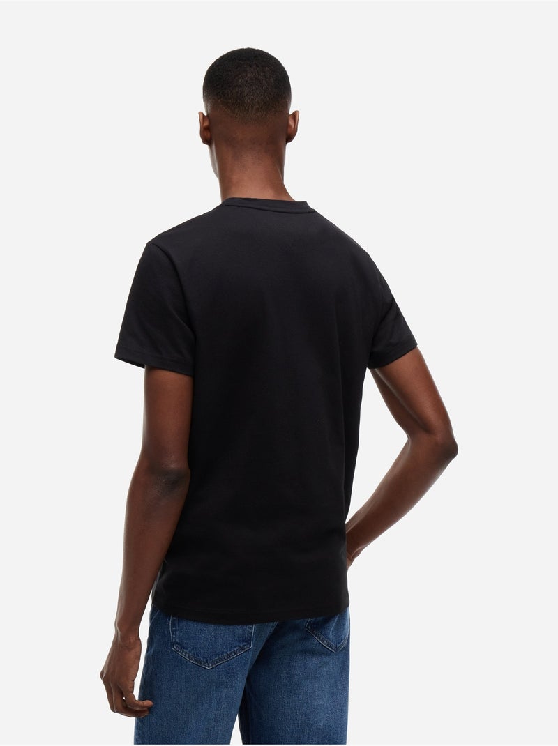 Camiseta de manga corta - Tommy jeans Negro - Kiabi
