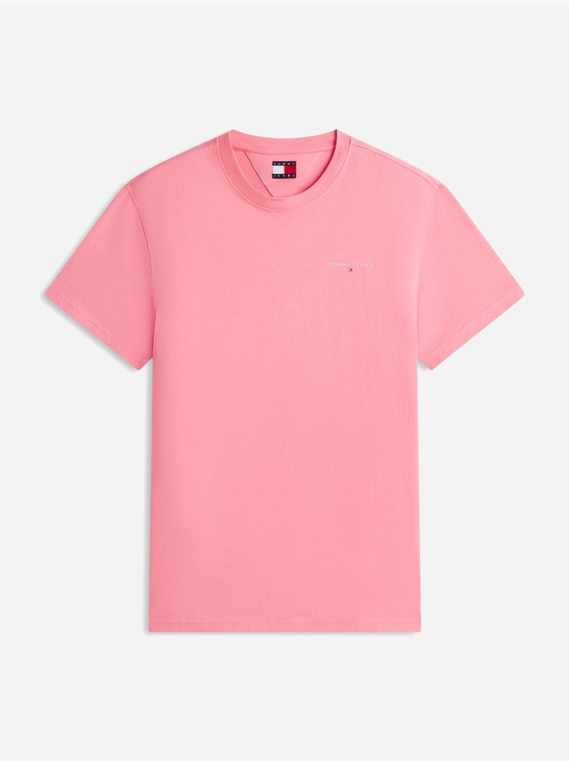 Camiseta de manga corta - Tommy jeans Rosa - Kiabi