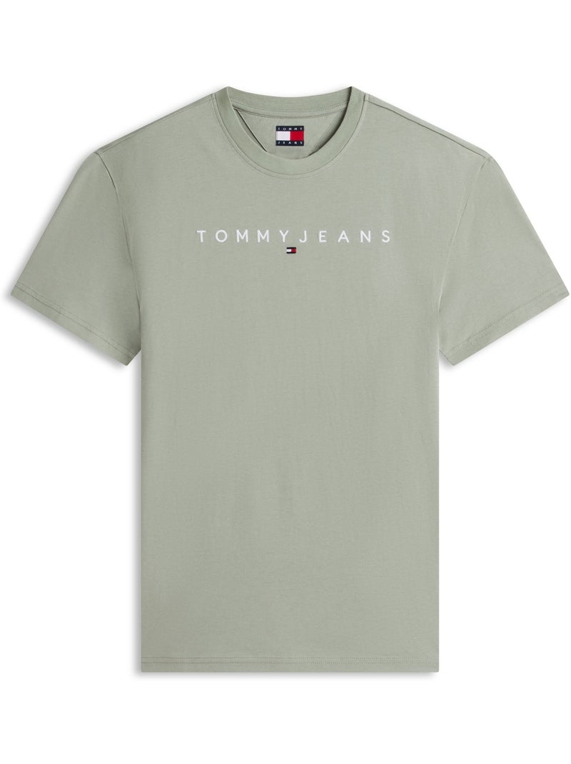 Camiseta de manga corta - Tommy jeans Verde - Kiabi