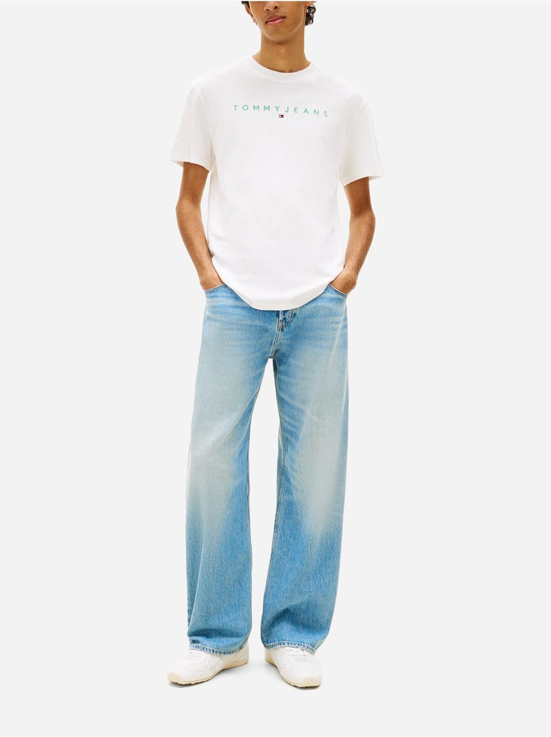 Camiseta de manga corta - tommy jeans Verde - Kiabi