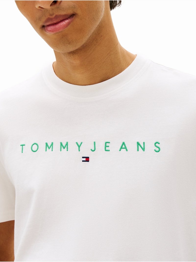 Camiseta de manga corta - tommy jeans Verde - Kiabi