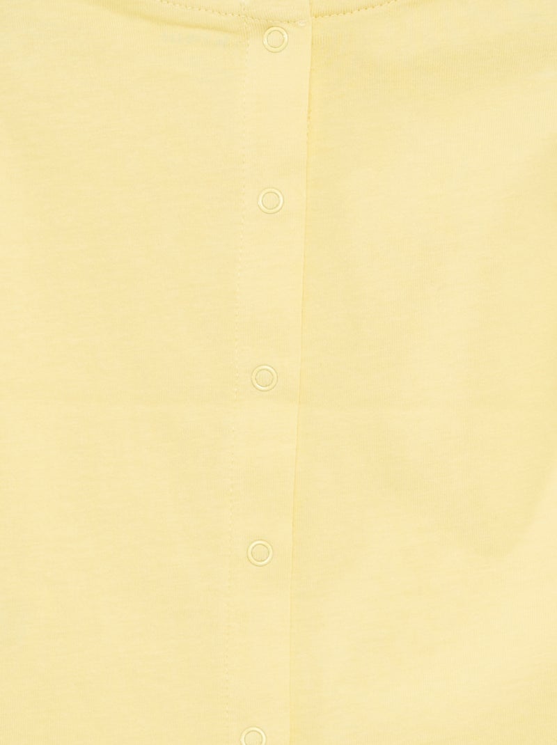 Camiseta de manga corta - Tough Cotton¿ AMARILLO - Kiabi