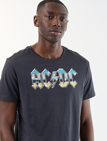 Camiseta de manga corta 'AC DC'
