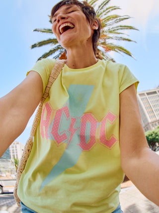 Camiseta de manga corta 'AC/DC'