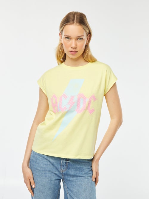 Camiseta de manga corta 'AC/DC' - Kiabi Camiseta de manga corta 'AC/DC' - Kiabi